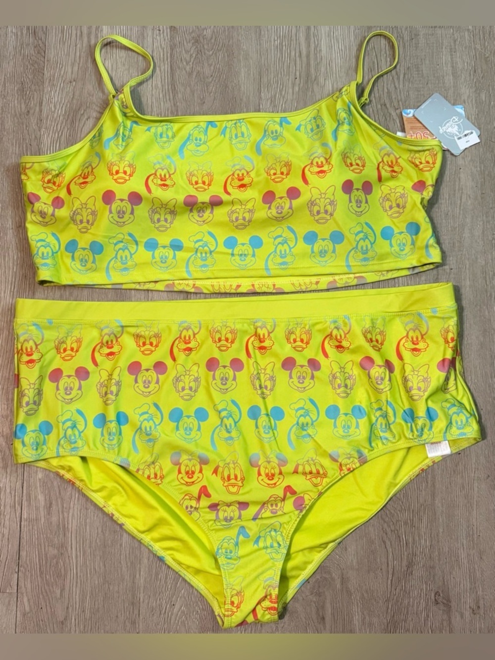 Disney Parks NWT Women’s Minnie Mouse & Friends Two Price Swim, Plus Size 3XL - Picture 2 of 7